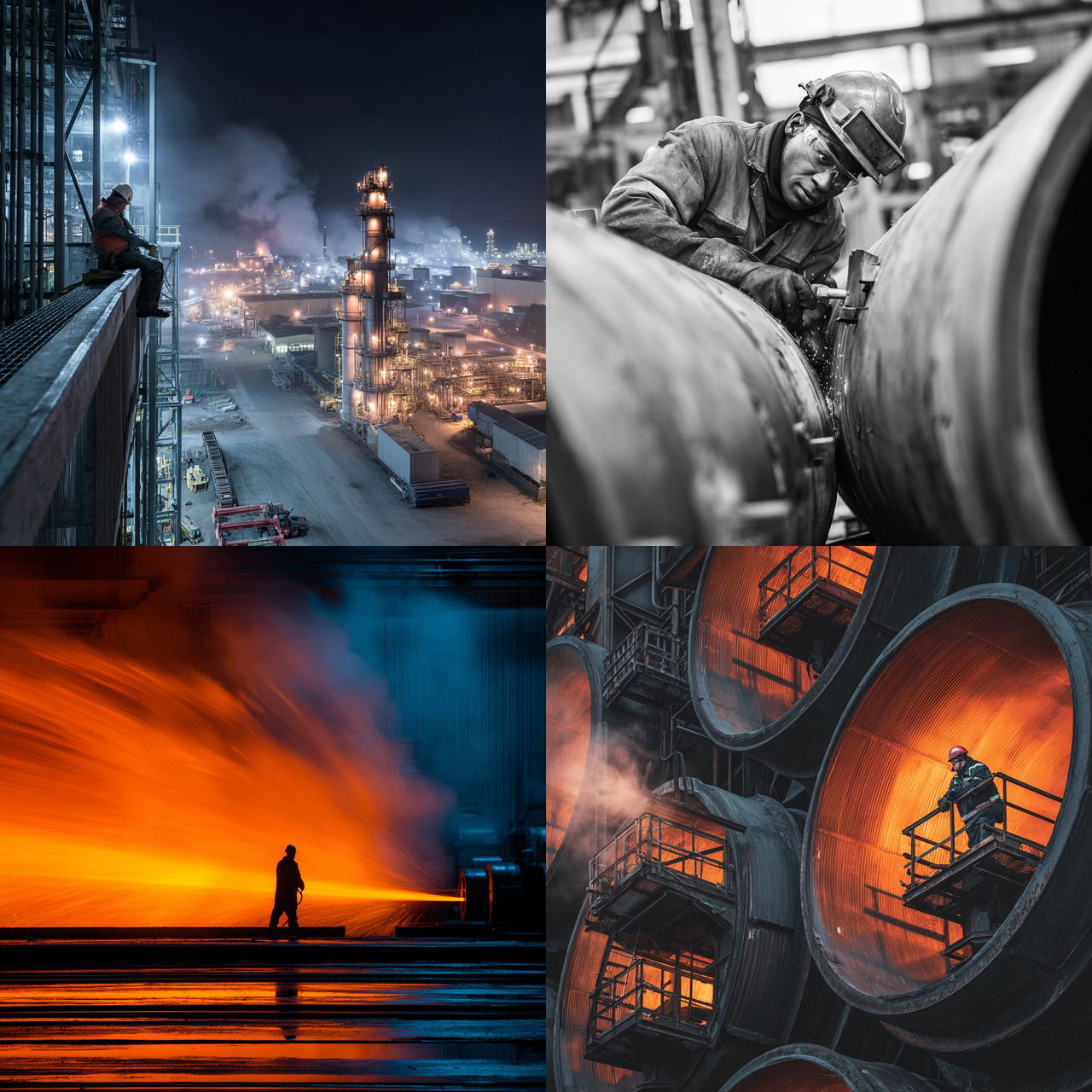 Industrial photography style, Midjourney V7, render 1 of 4