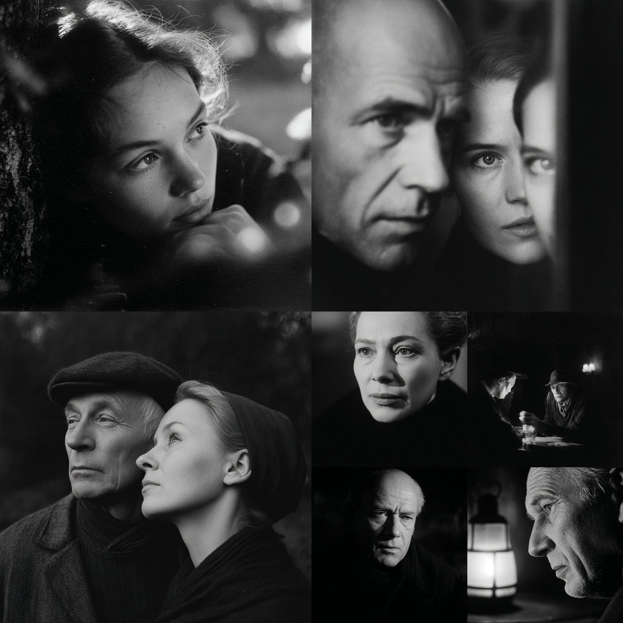 Ingmar Bergman style, Midjourney V7, render 1 of 4
