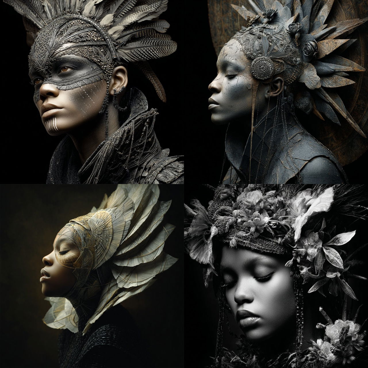 Ingrid Baars style, Midjourney V7, render 1 of 4