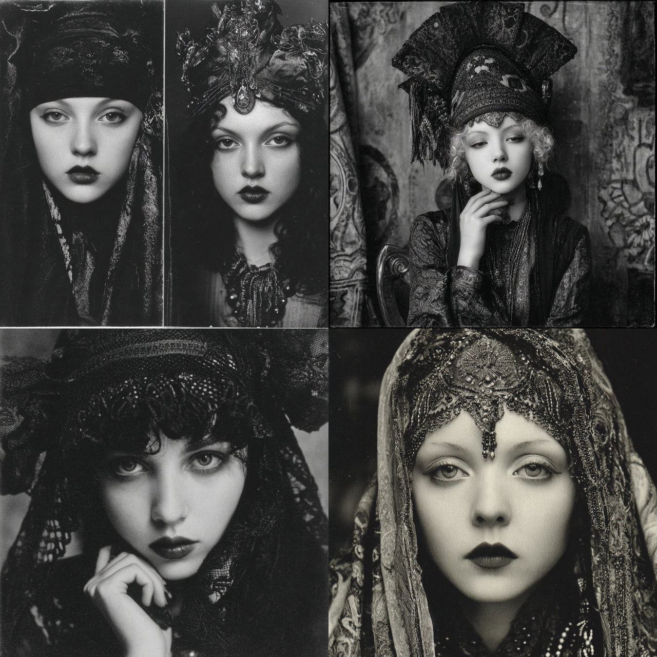 Irina Ionesco style, Midjourney V7, render 1 of 4