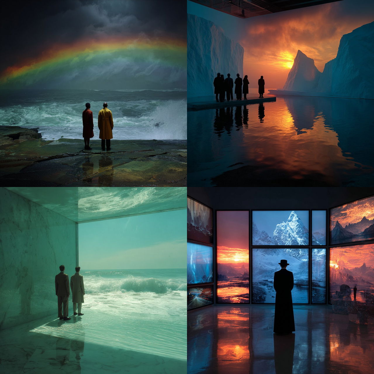 Isaac Julien style, Midjourney V7, render 1 of 4