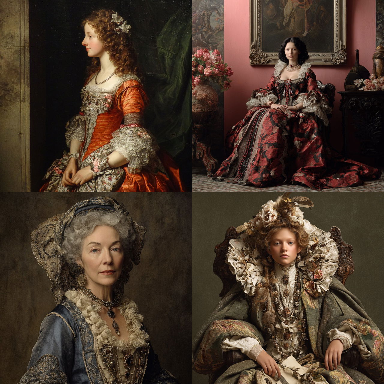 Isabelle de Borchgrave style, Midjourney V7, render 1 of 4