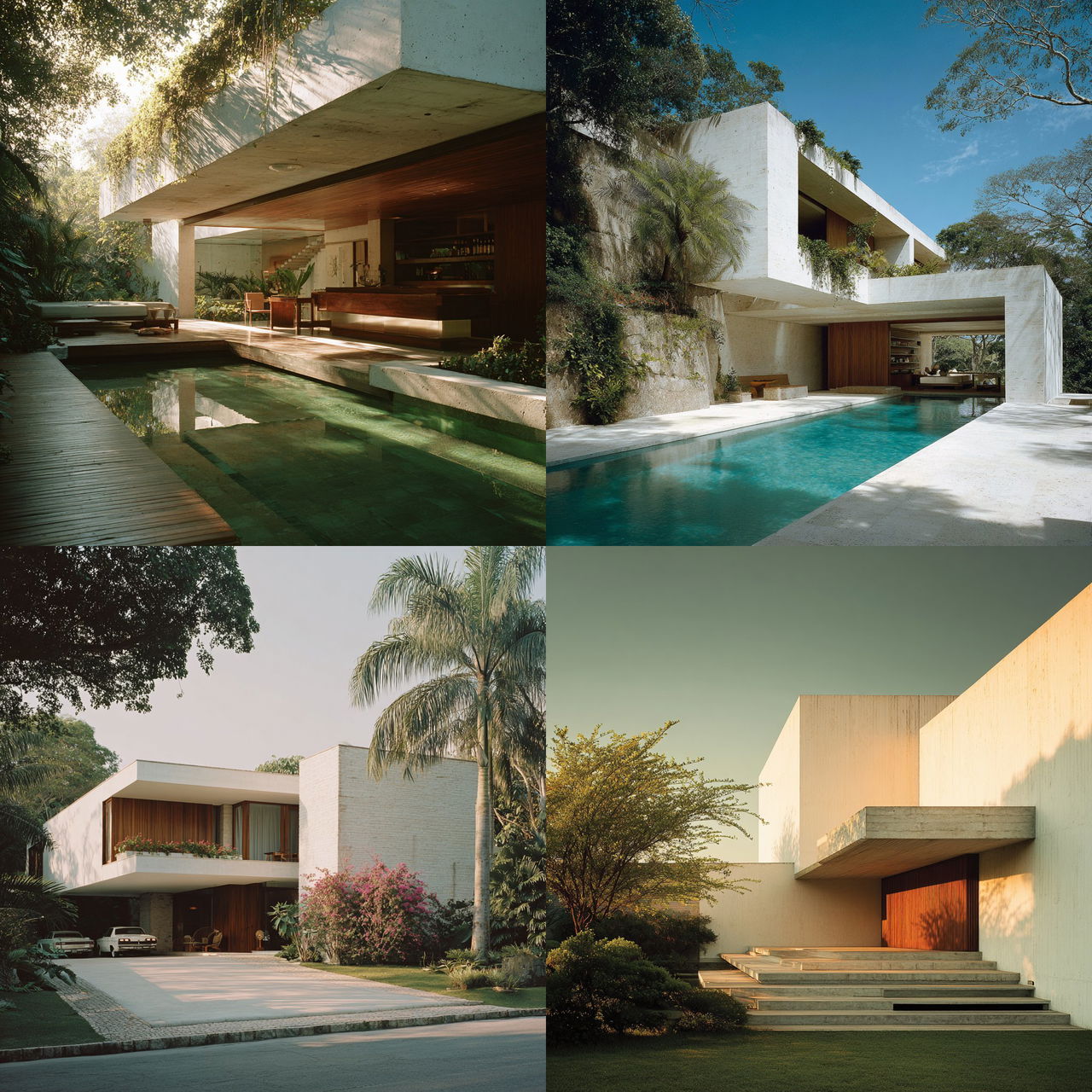 Isay Weinfeld style, Midjourney V7, render 1 of 4