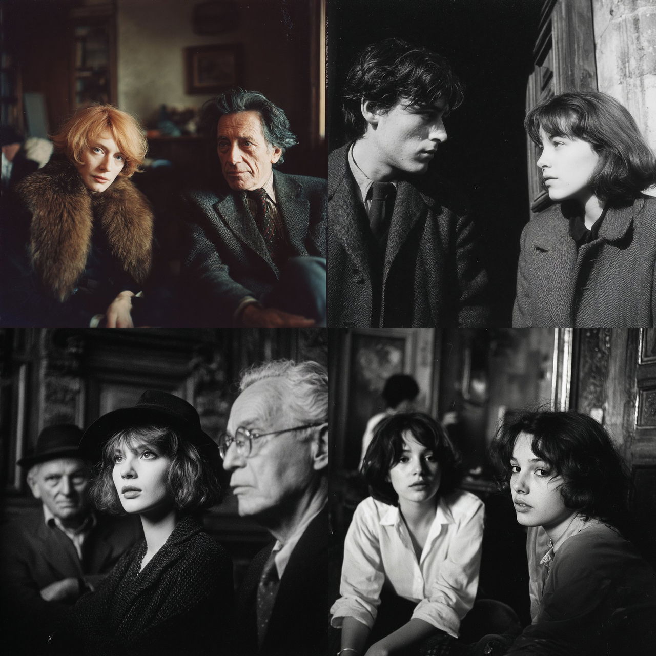 Jacques Rivette style, Midjourney V7, render 1 of 4