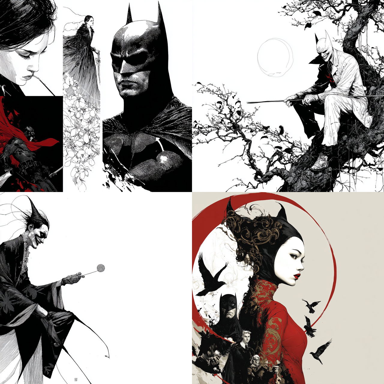 Jae Lee style, Midjourney V7, render 1 of 4