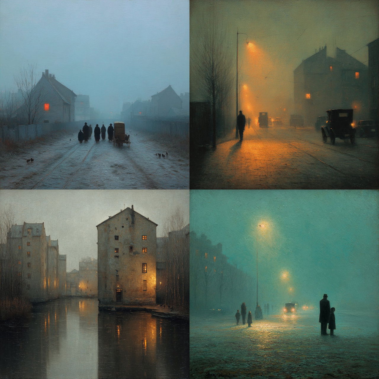 Jakub Schikaneder style, Midjourney V7, render 1 of 4