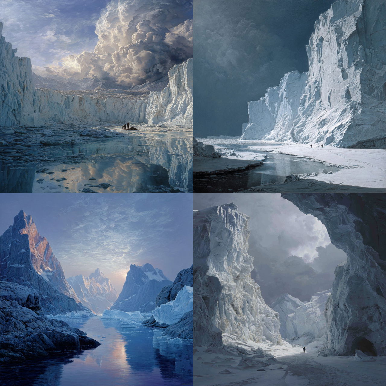 James Balog style, Midjourney V7, render 1 of 4