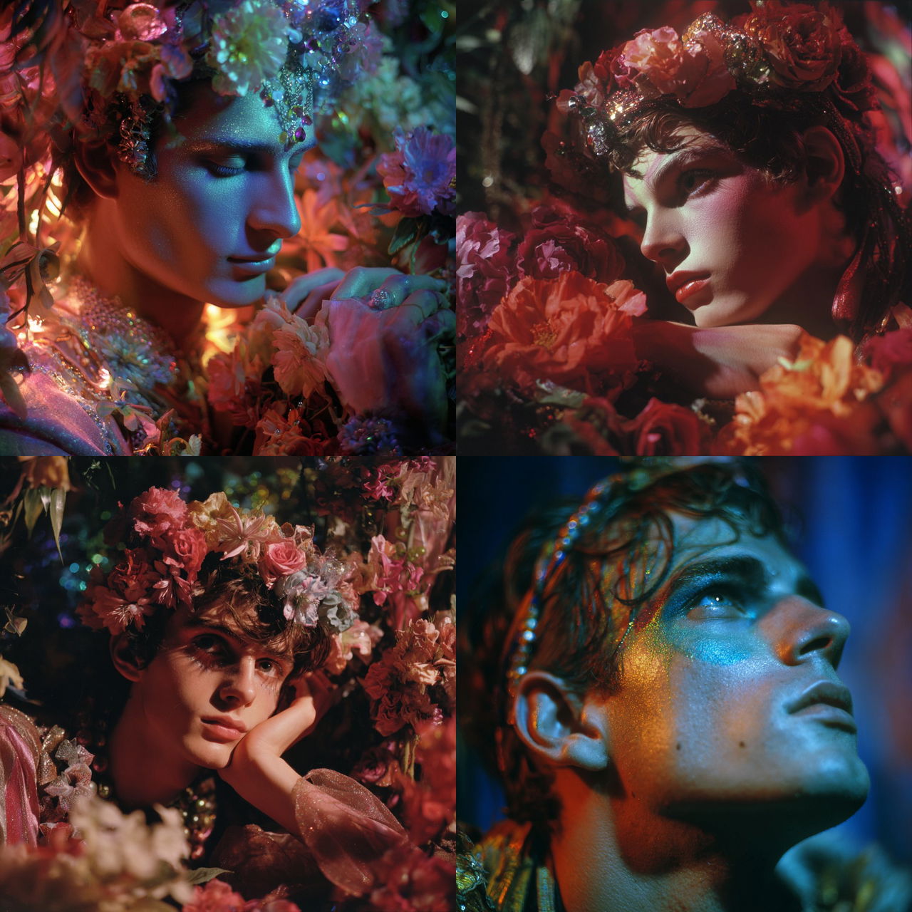 James Bidgood style, Midjourney V7, render 1 of 4