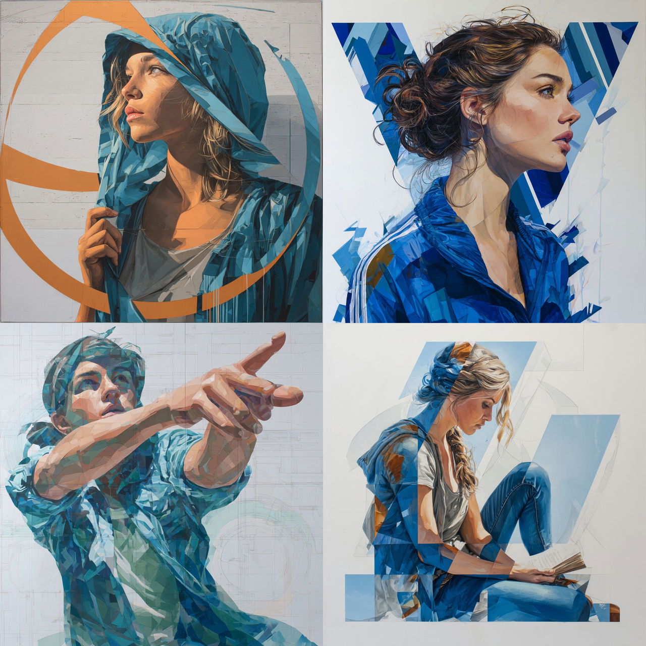 James Bullough style, Midjourney V7, render 1 of 4