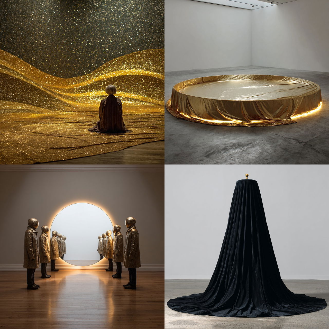James Lee Byars style, Midjourney V7, render 1 of 4