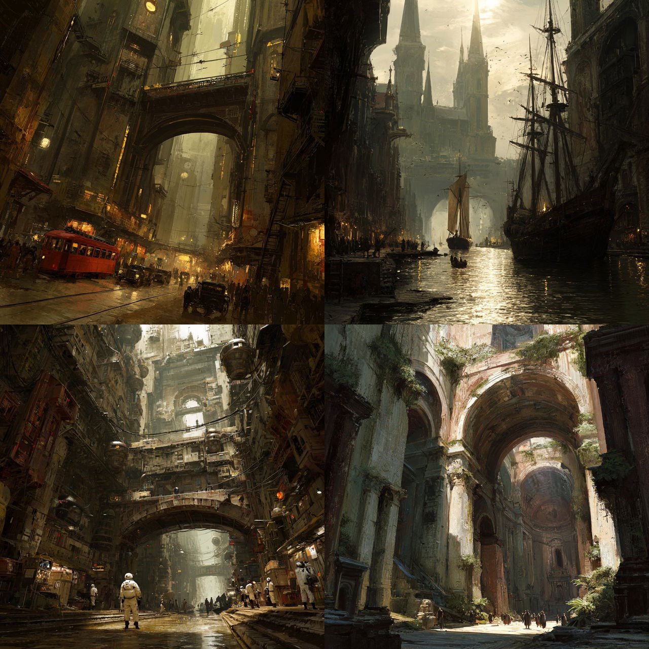 James Paick style, Midjourney V7, render 1 of 4