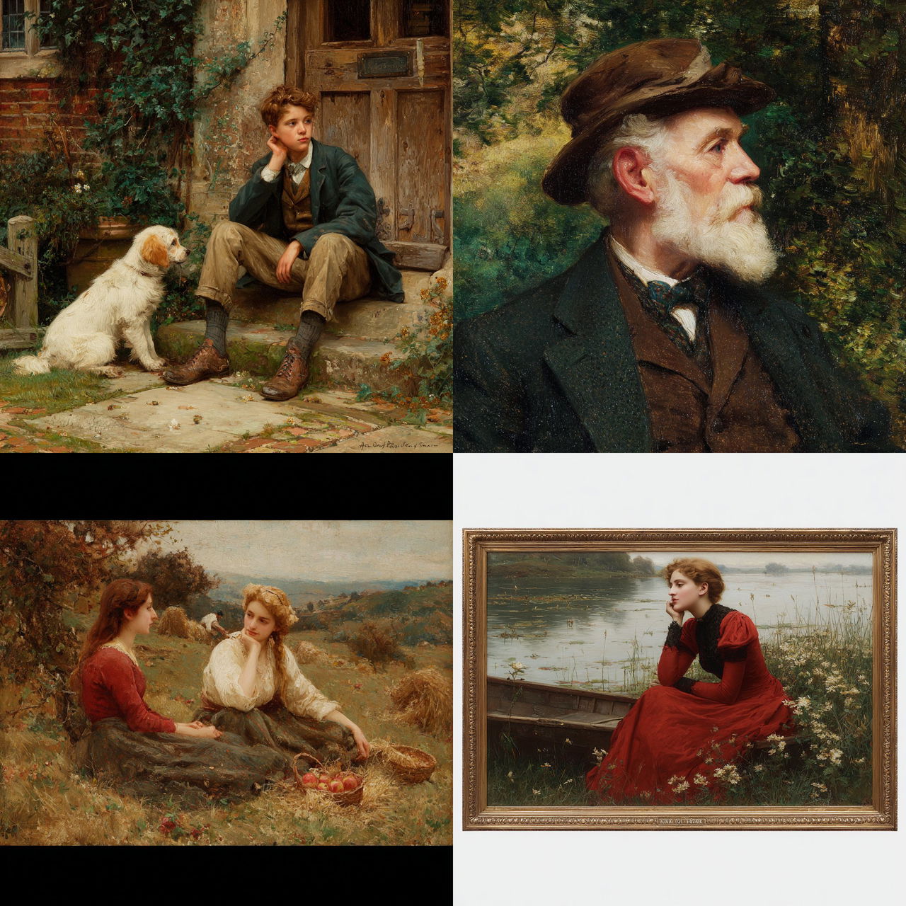 James Wells Champney style, Midjourney V7, render 1 of 4