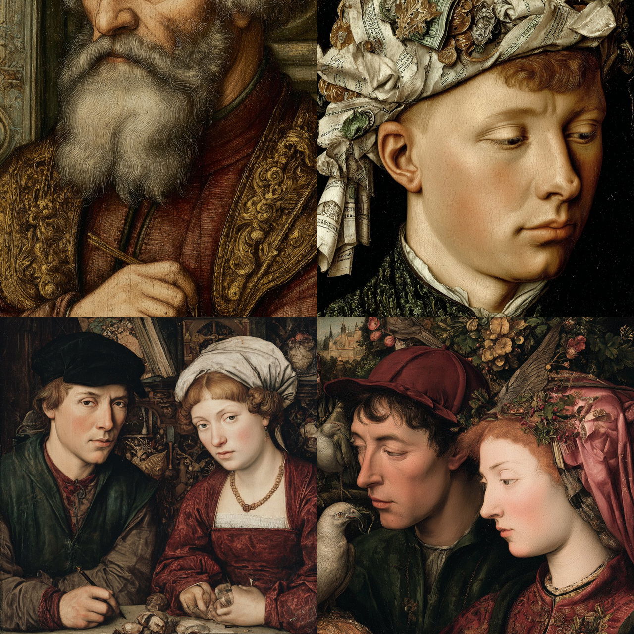 Jan van Scorel style, Midjourney V7, render 1 of 4