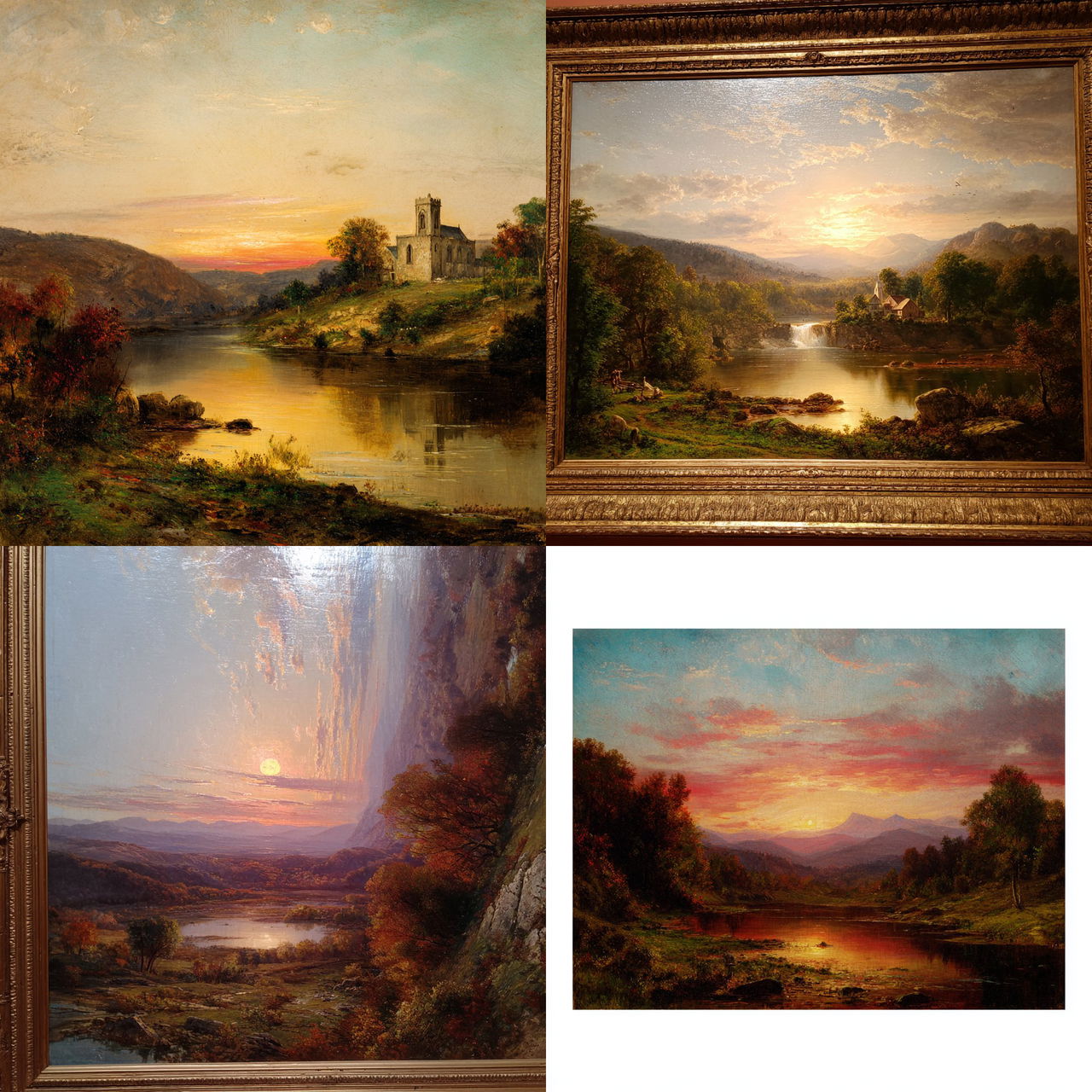 Jasper Francis Cropsey style, Midjourney V7, render 1 of 4