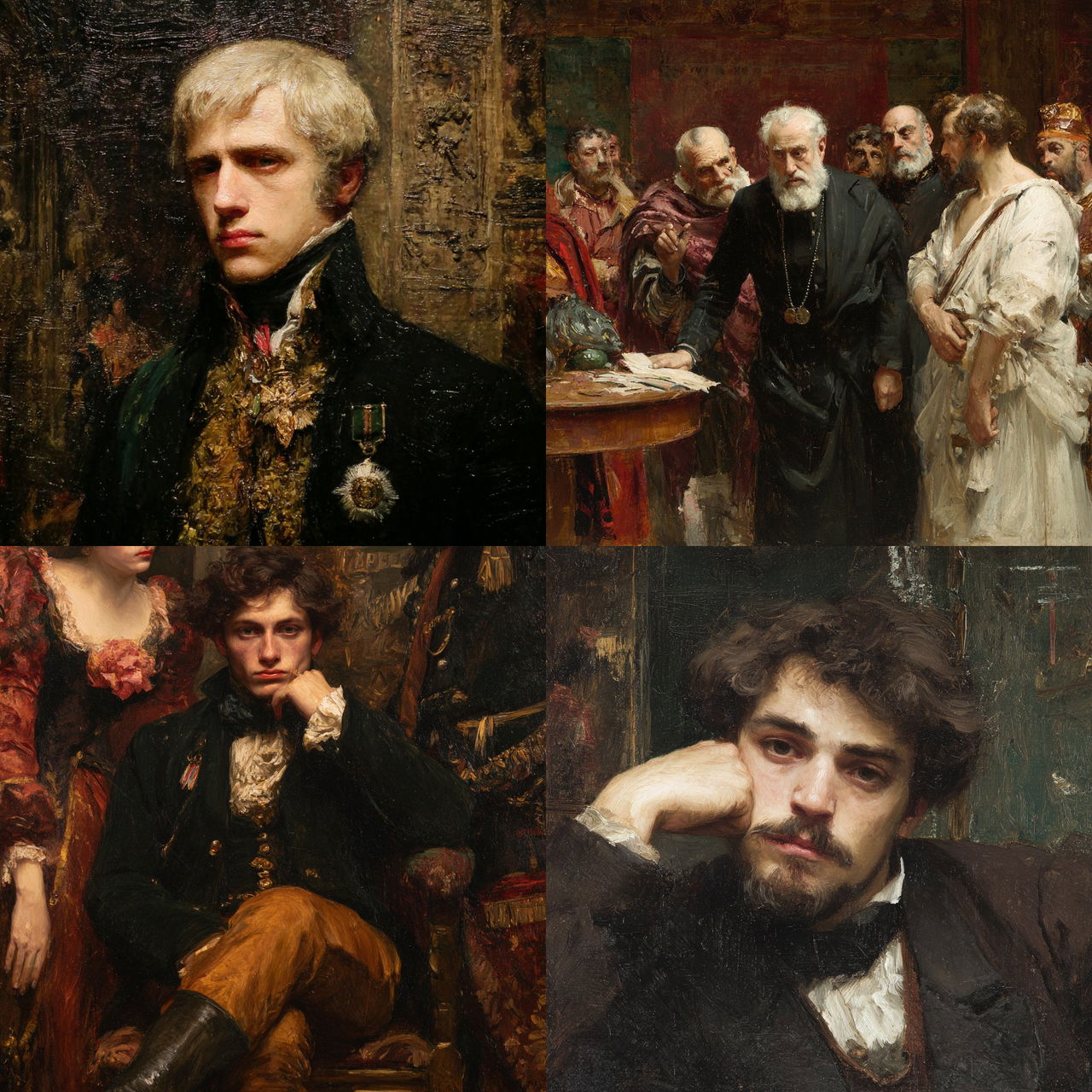 Jean-Joseph Benjamin-Constant style, Midjourney V7, render 1 of 4