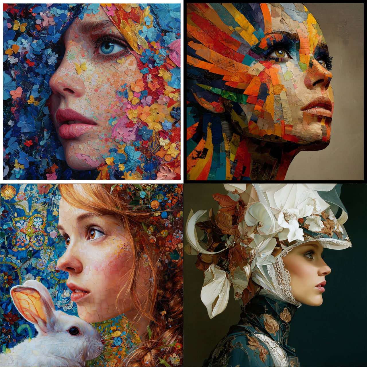 Jeannette Guichard-Bunel style, Midjourney V7, render 1 of 4