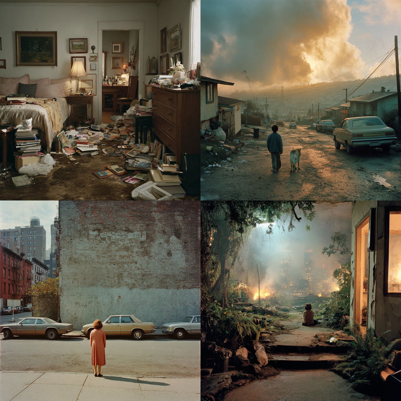 Jeff Wall style, Midjourney V7, render 1 of 4