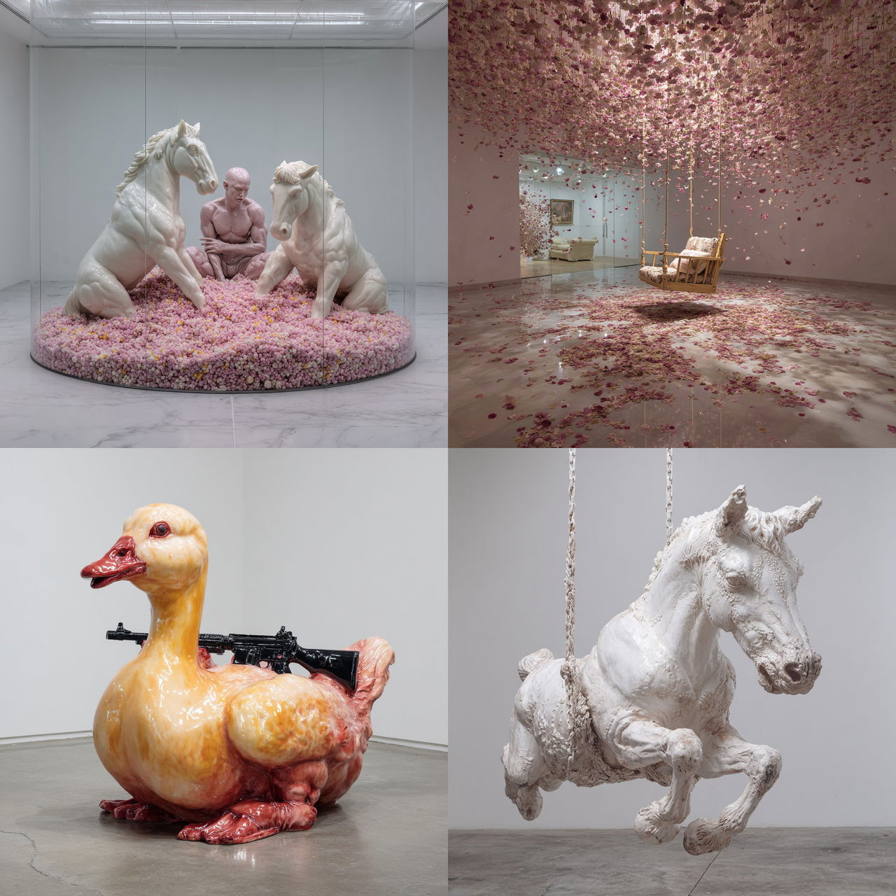 Jennifer Rubell style, Midjourney V7, render 1 of 4