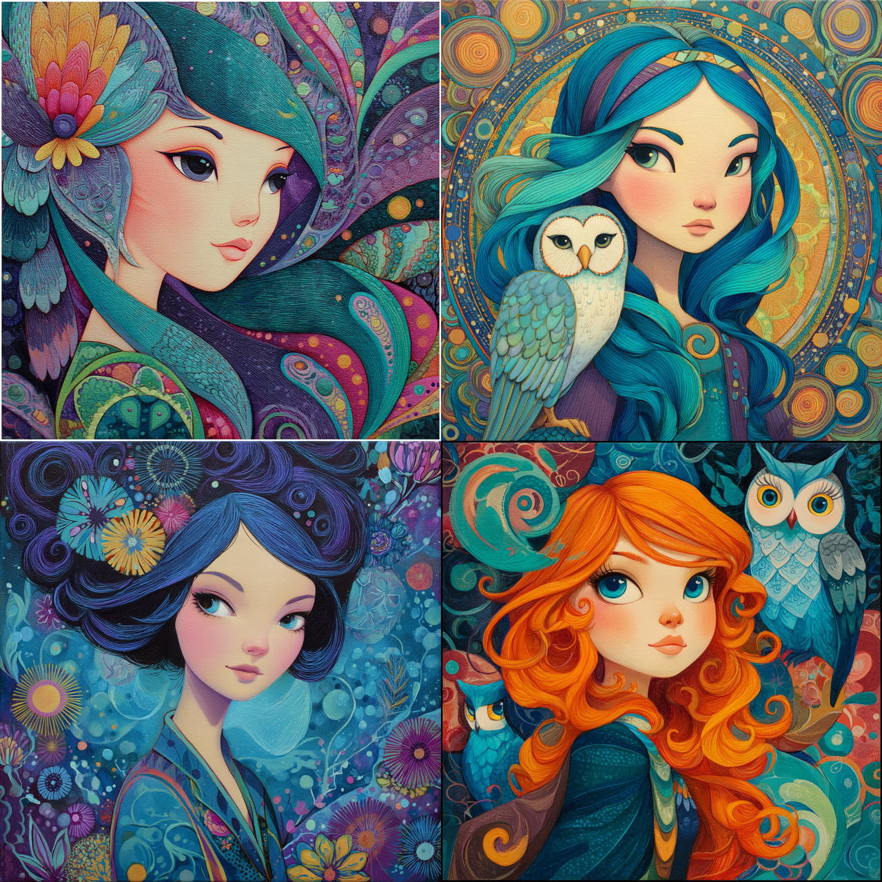 Jeremiah Ketner style, Midjourney V7, render 1 of 4
