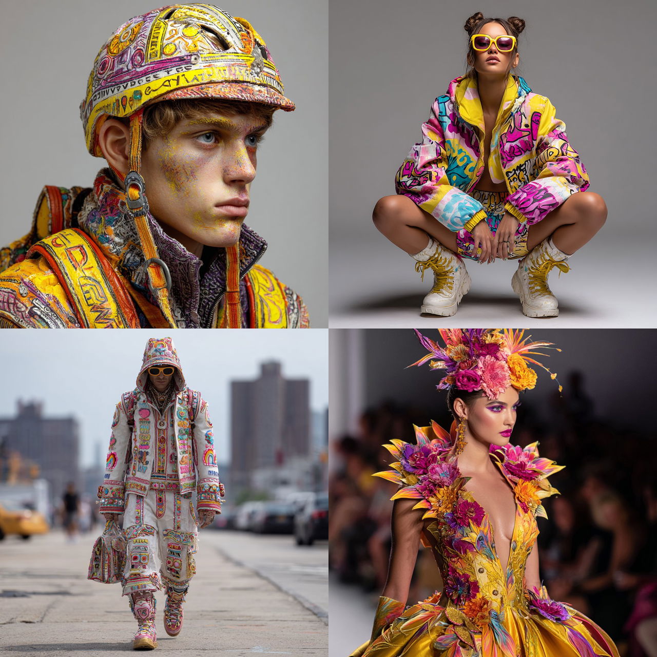 Jeremy Scott style, Midjourney V7, render 1 of 4