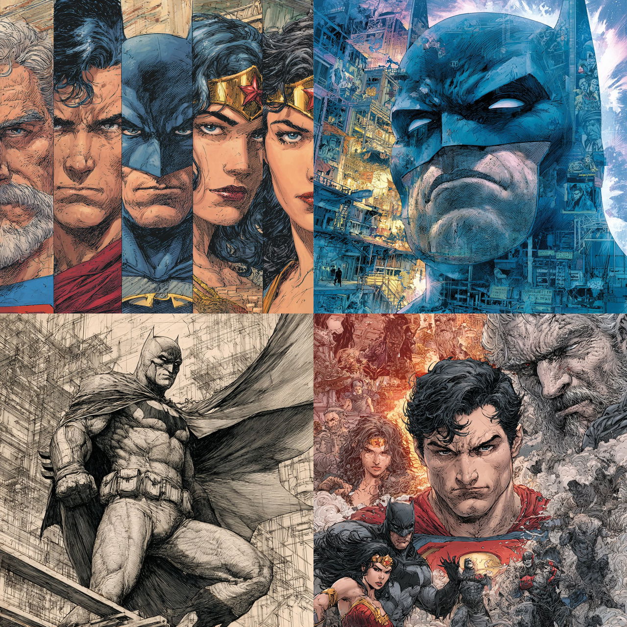 Jim Lee style, Midjourney V7, render 1 of 4
