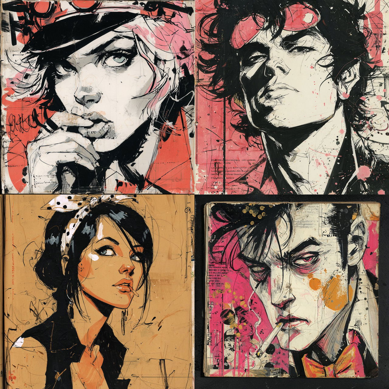 Jim Mahfood style, Midjourney V7, render 1 of 4