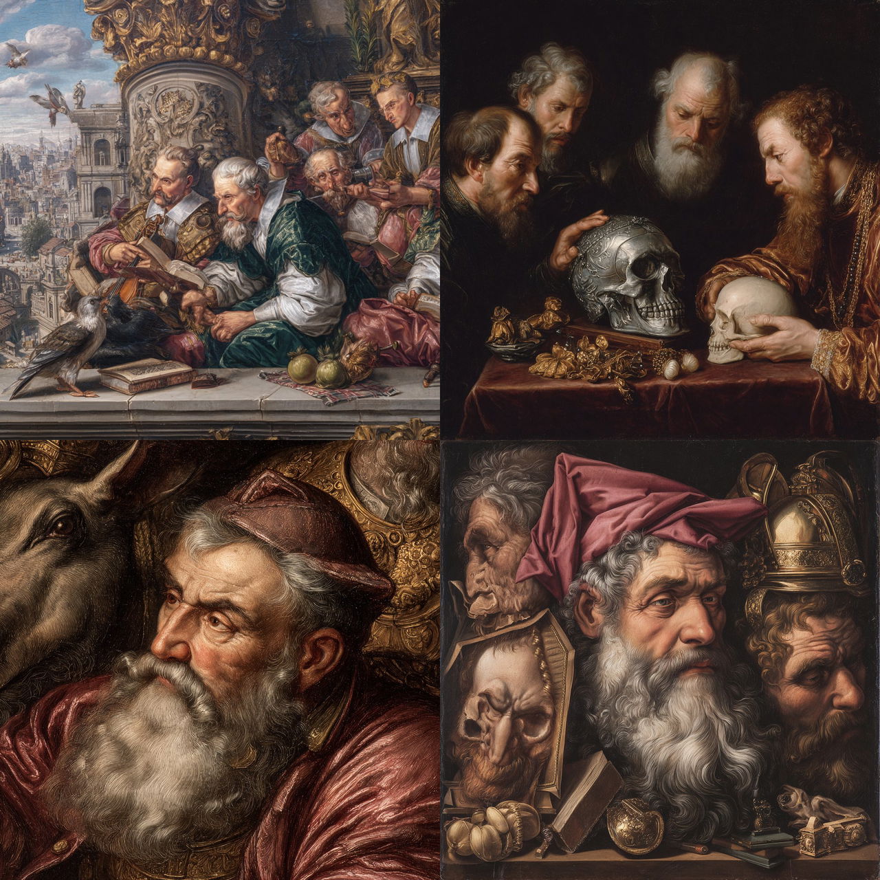 Joachim Wtewael style, Midjourney V7, render 1 of 4