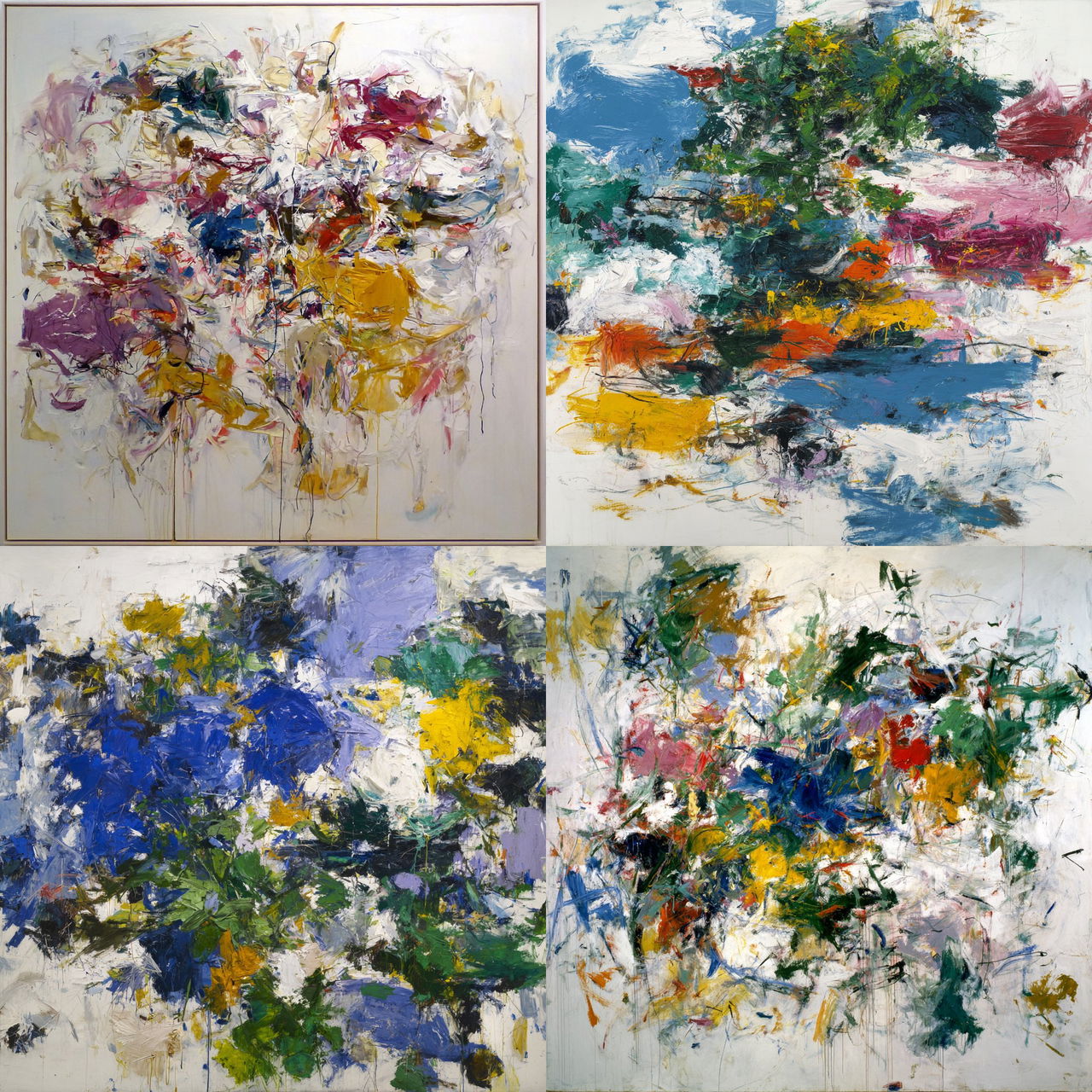 Joan Mitchell style, Midjourney V7, render 1 of 4