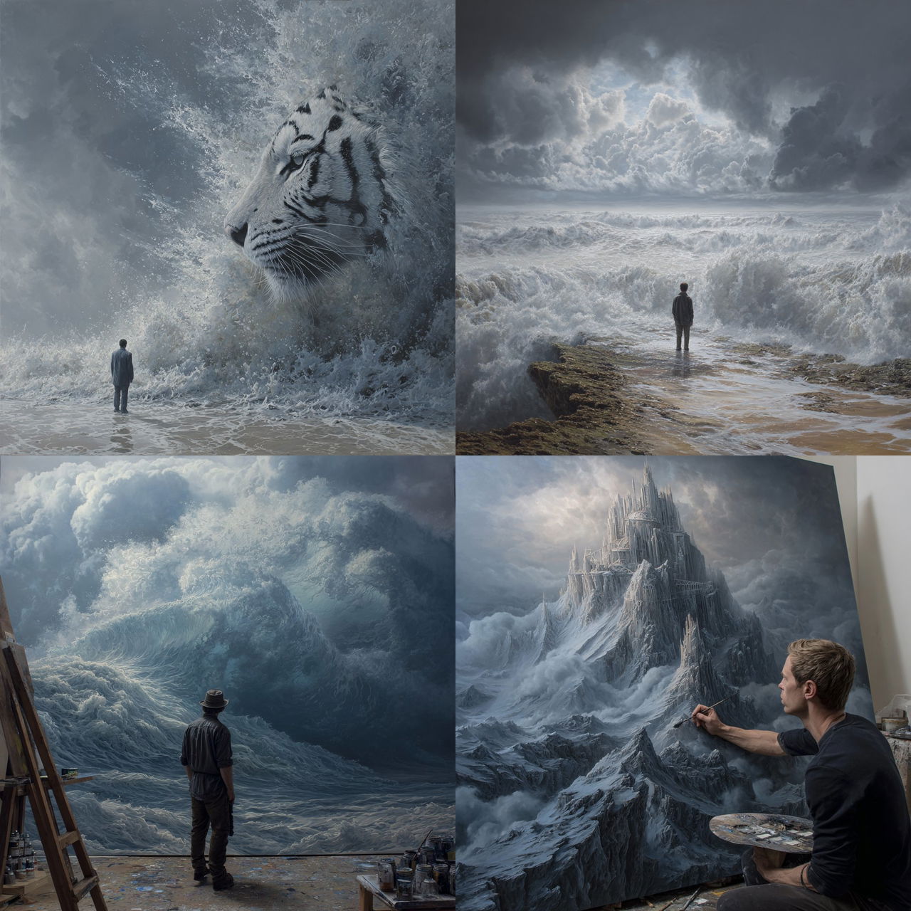 Joel Rea style, Midjourney V7, render 1 of 4