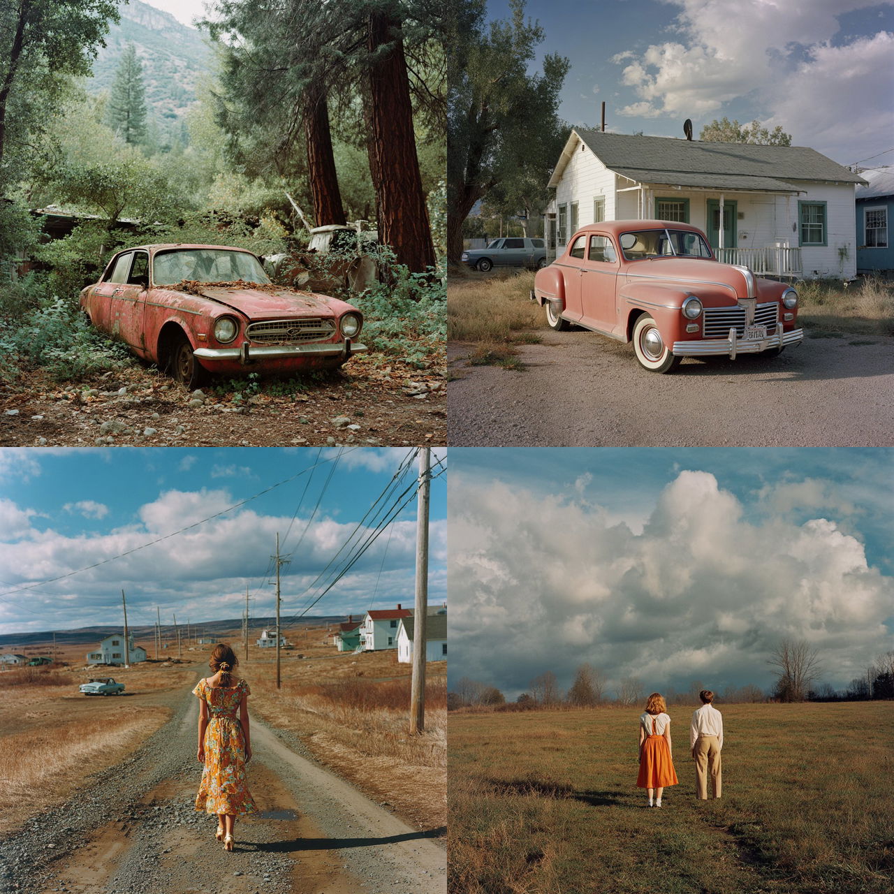 Joel Sternfeld style, Midjourney V7, render 1 of 4