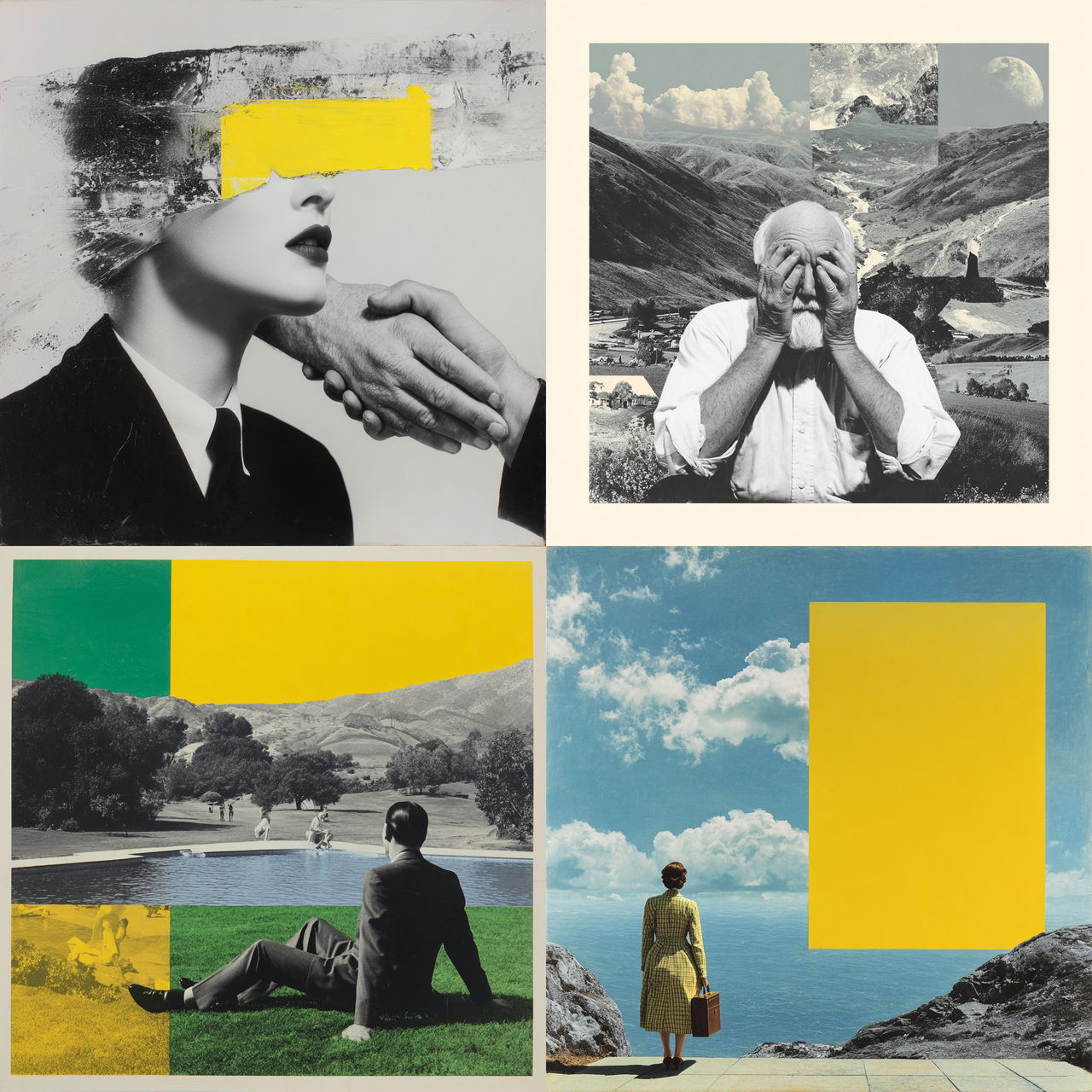 John Baldessari style, Midjourney V7, render 1 of 4