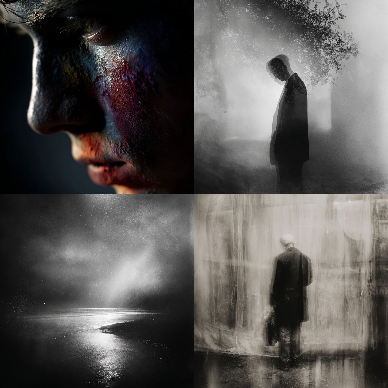 John Batho style, Midjourney V7, render 1 of 4