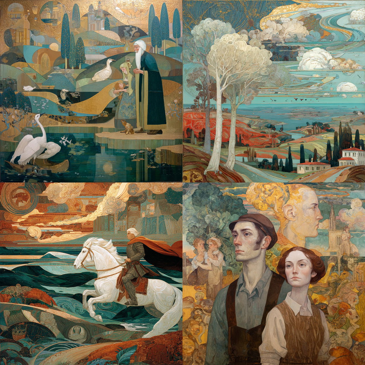 John Duncan style, Midjourney V7, render 1 of 4