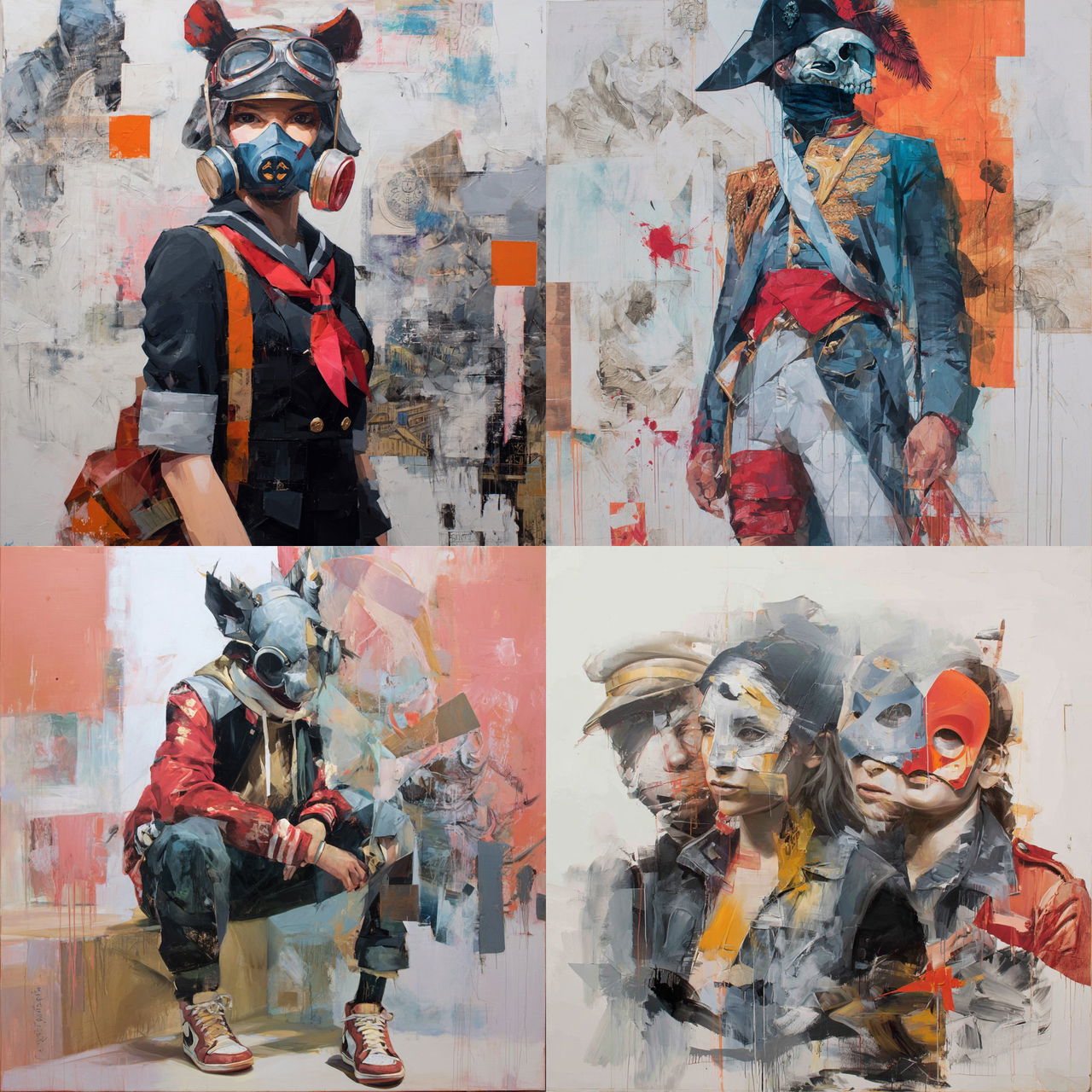 Joram Roukes style, Midjourney V7, render 1 of 4