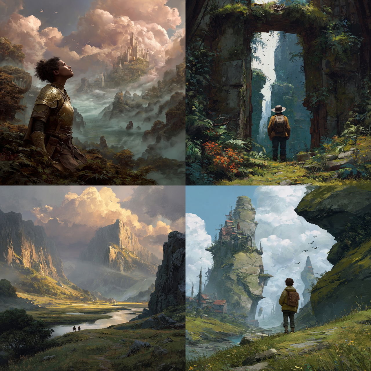 Jordan Grimmer style, Midjourney V7, render 1 of 4
