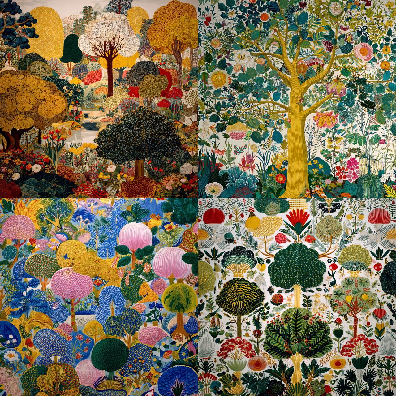 Josef Frank style, Midjourney V7, render 1 of 4