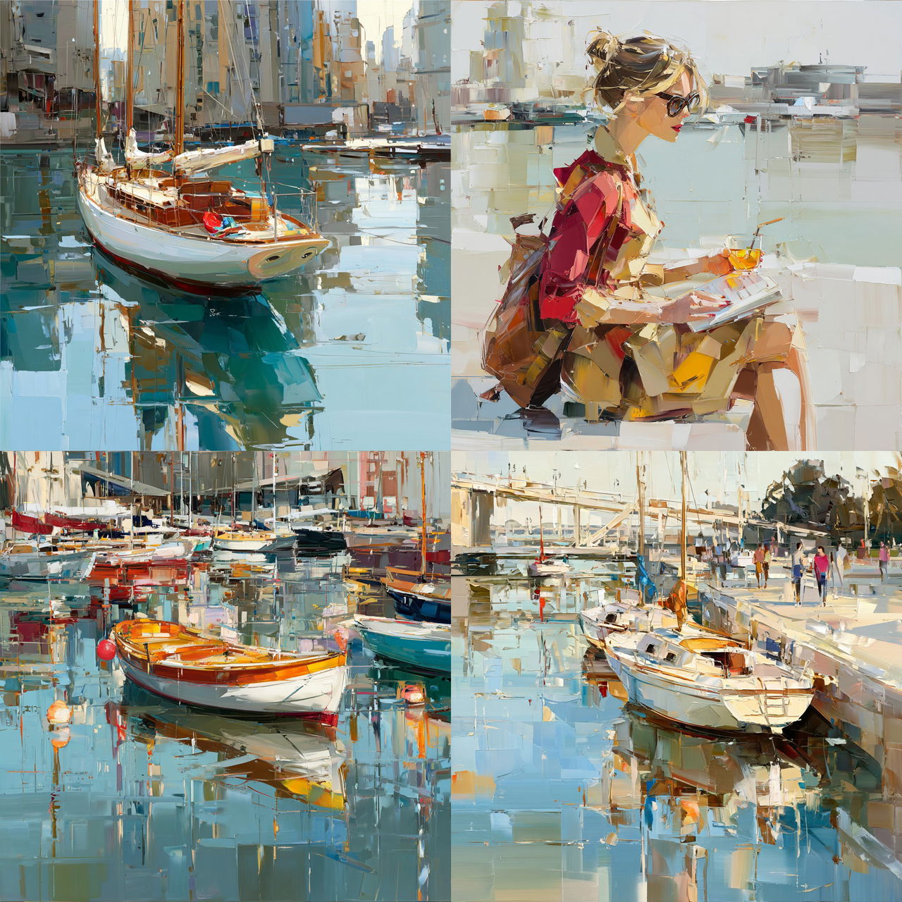 Josef Kote style, Midjourney V7, render 1 of 4