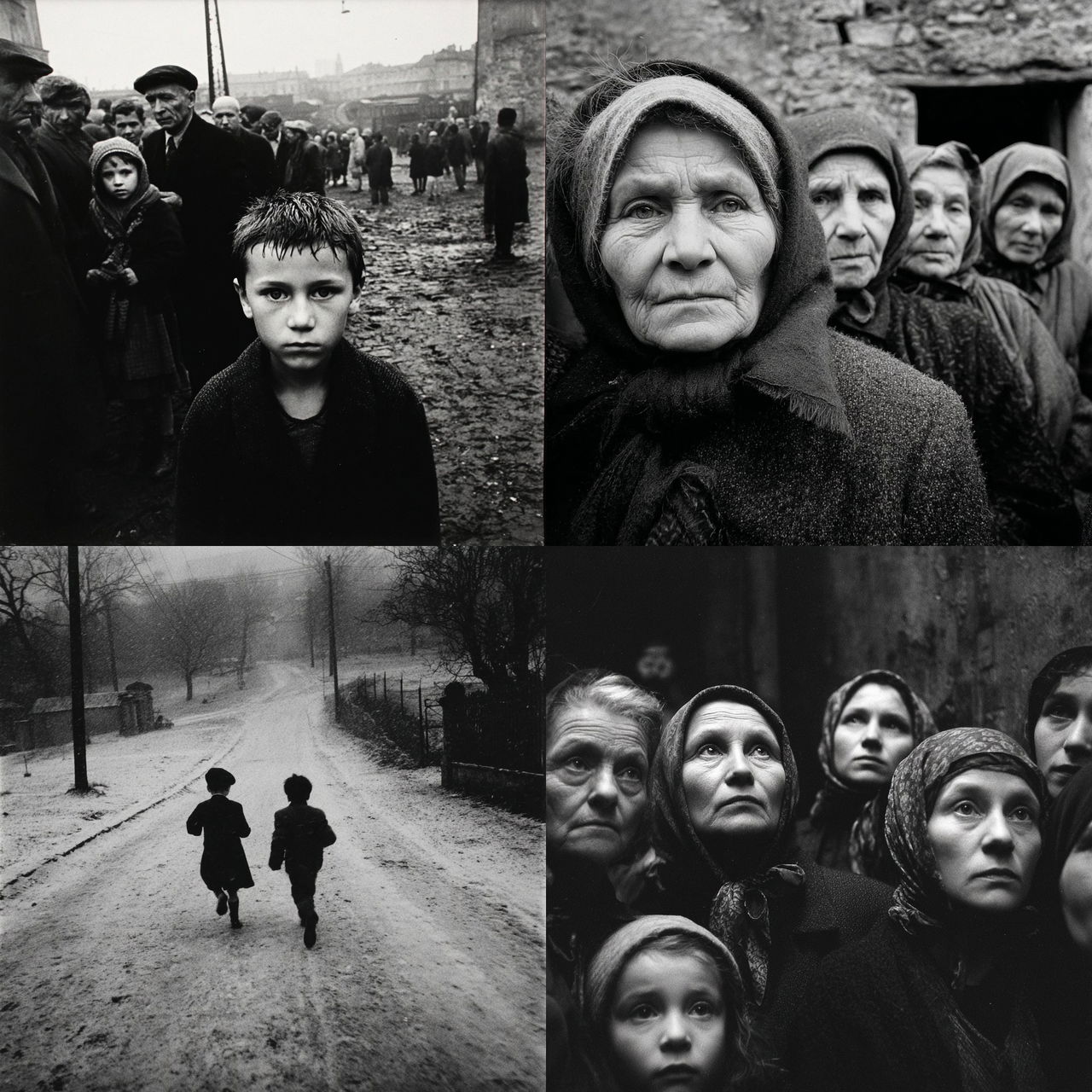 Josef Koudelka style, Midjourney V7, render 1 of 4