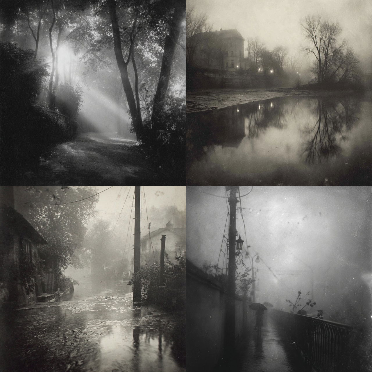 Josef Sudek style, Midjourney V7, render 1 of 4