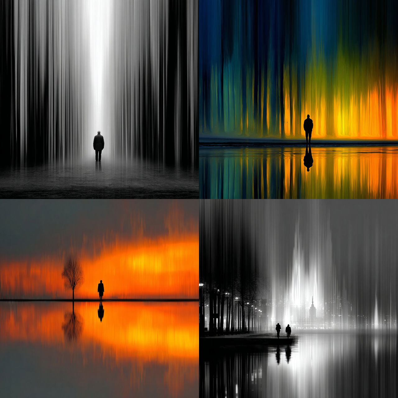 Josh Adamski style, Midjourney V7, render 1 of 4