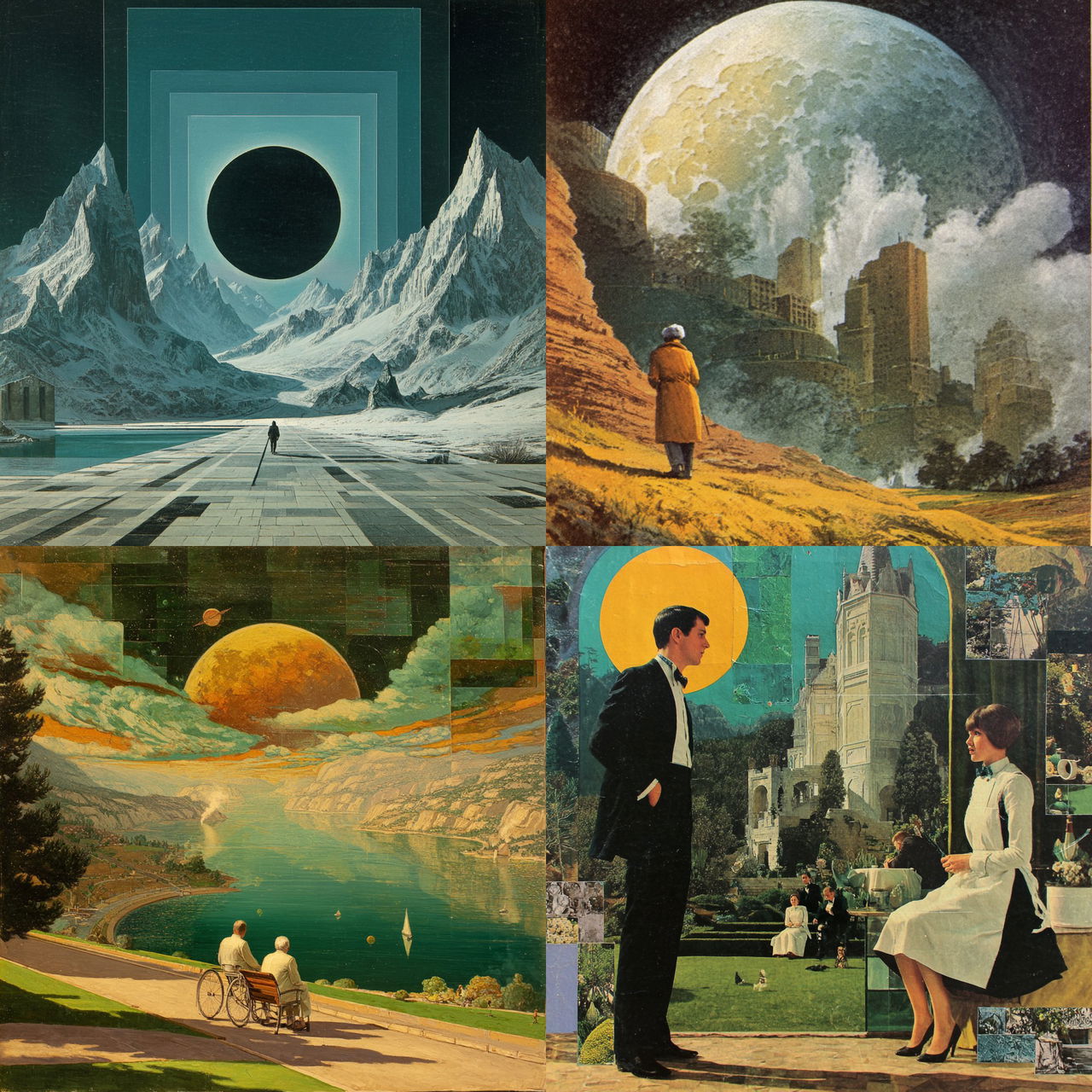 Karel Thole style, Midjourney V7, render 1 of 4