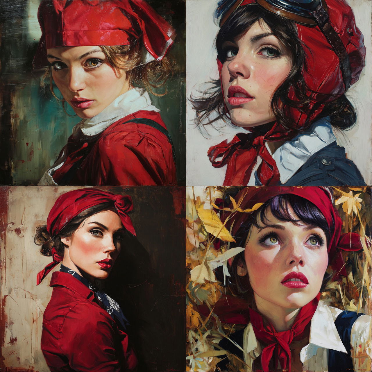 Kathrin Longhurst style, Midjourney V7, render 1 of 4