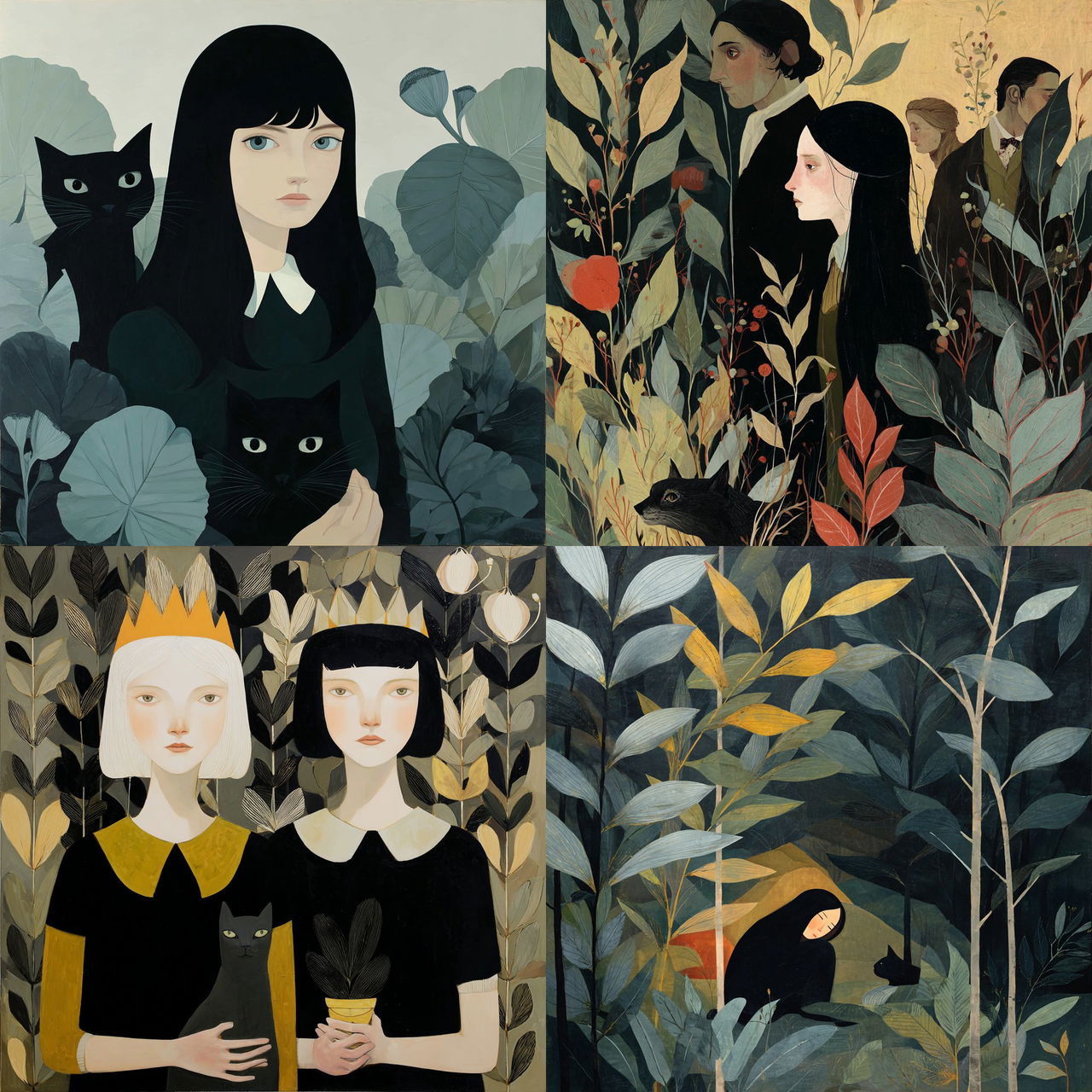 Kelly Beeman style, Midjourney V7, render 1 of 4