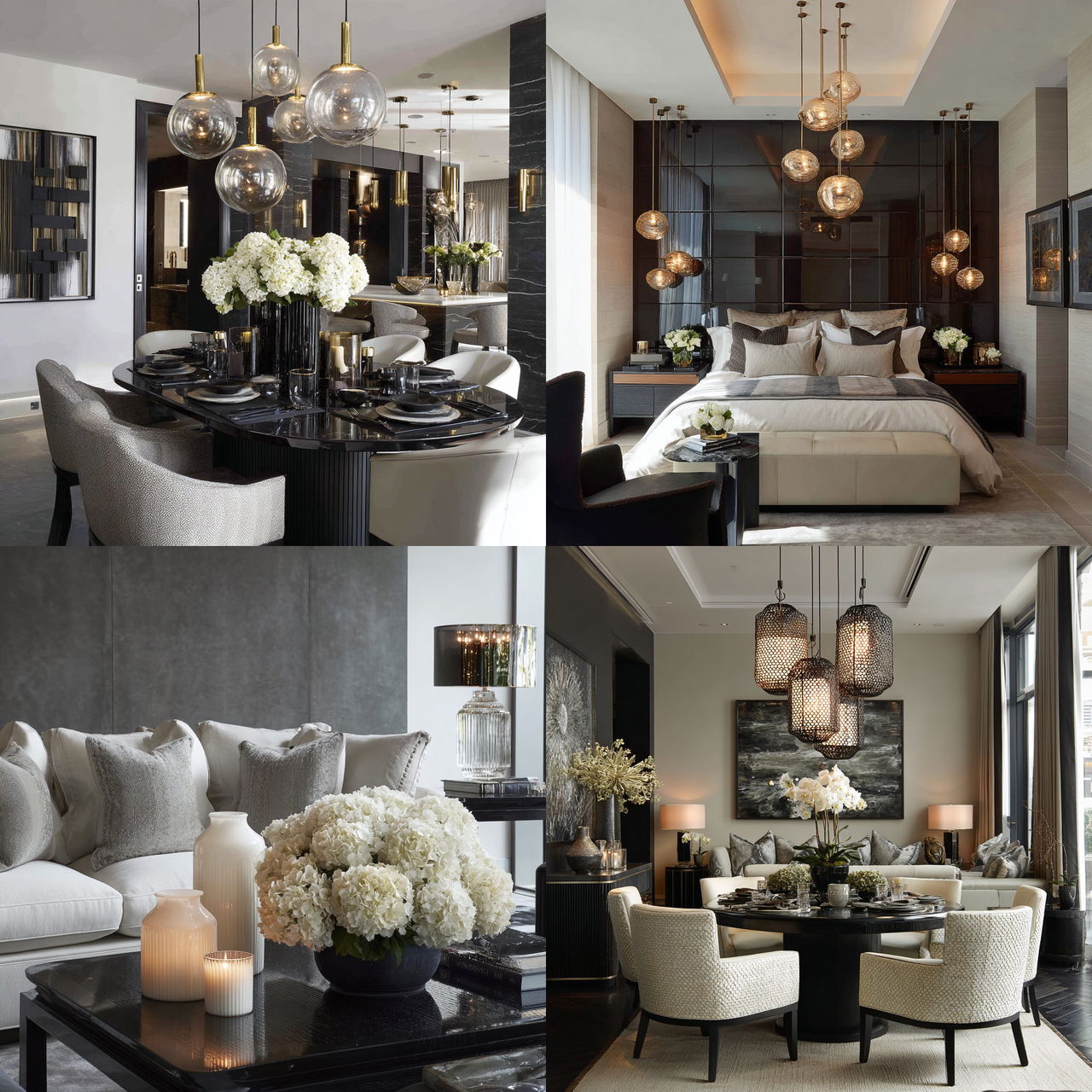 Kelly Hoppen style, Midjourney V7, render 1 of 4