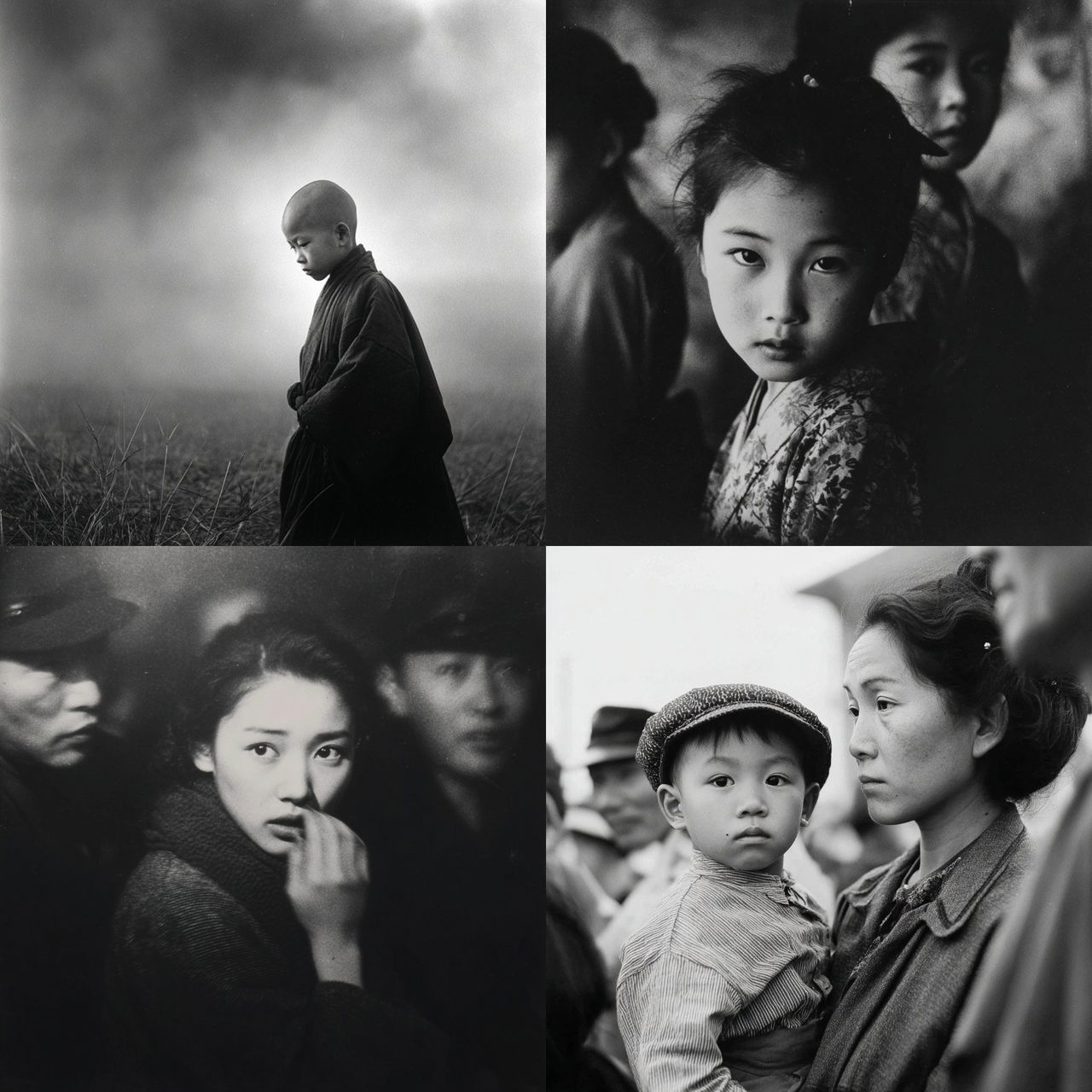 Ken Domon style, Midjourney V7, render 1 of 4
