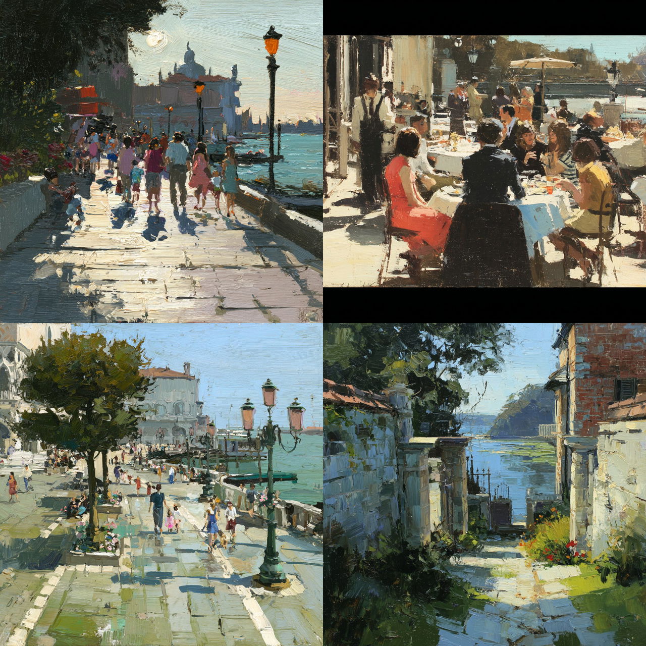Ken Howard style, Midjourney V7, render 1 of 4