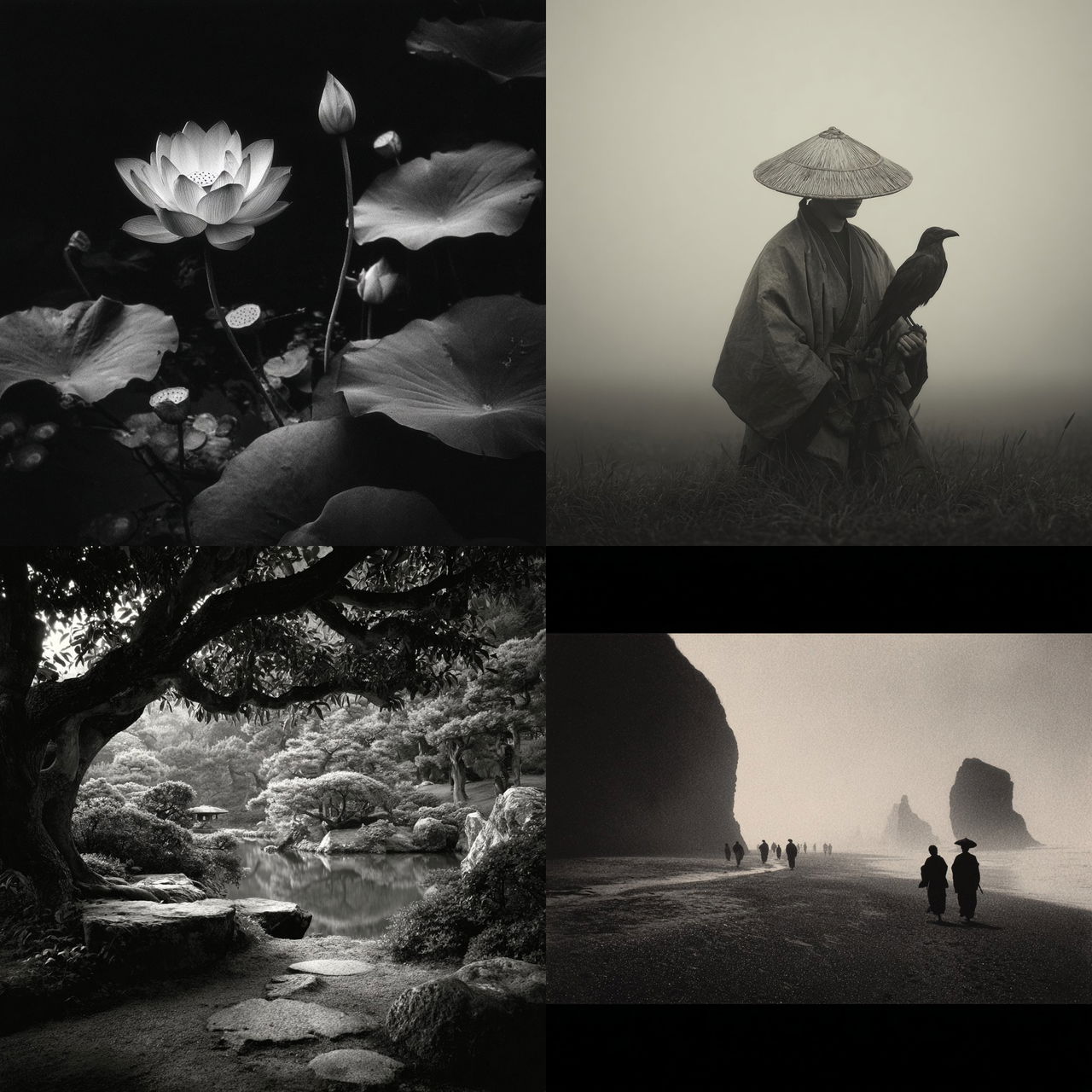 Kenro Izu style, Midjourney V7, render 1 of 4