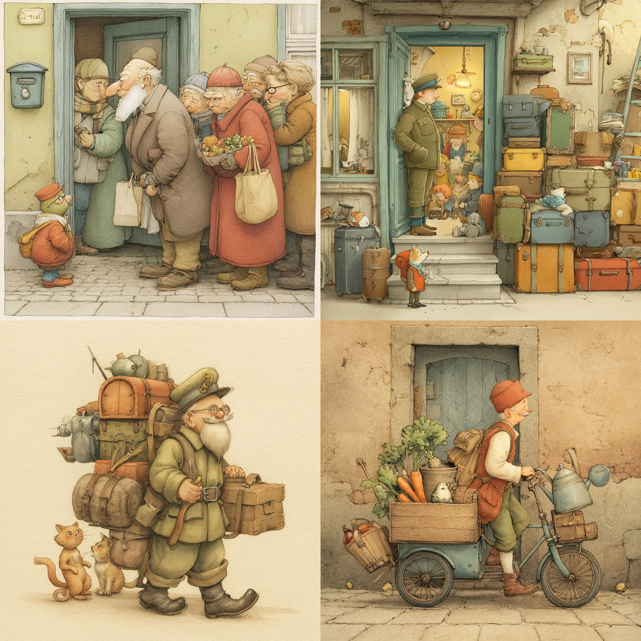Kestutis Kasparavicius style, Midjourney V7, render 1 of 4