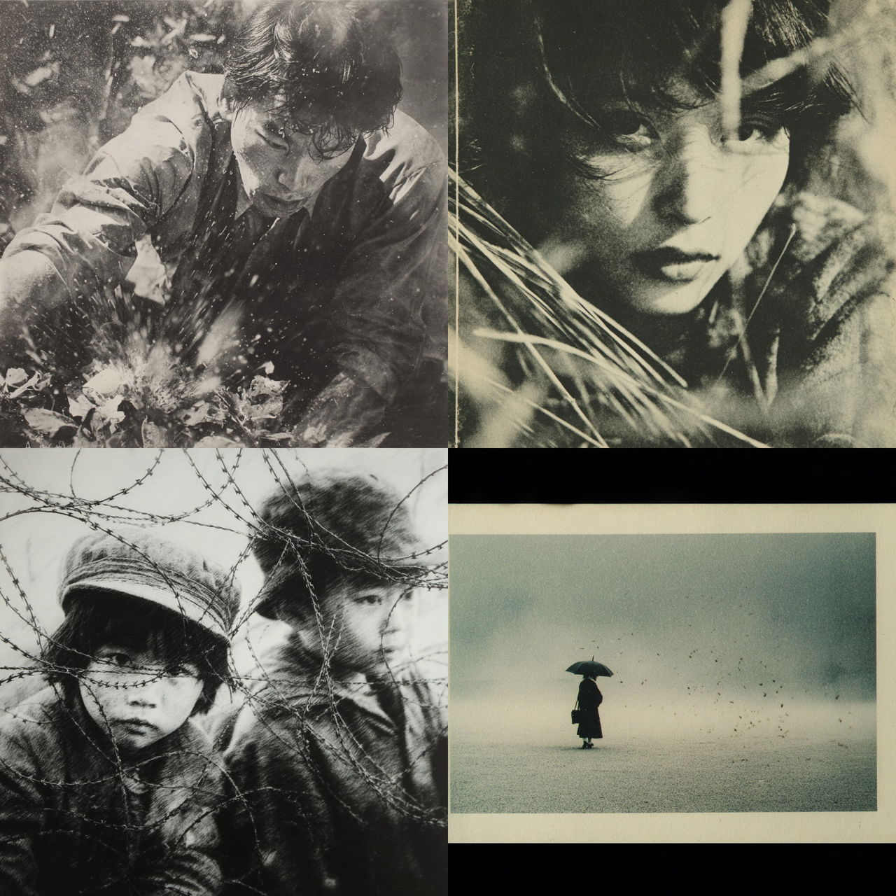 Kikuji Kawada style, Midjourney V7, render 1 of 4