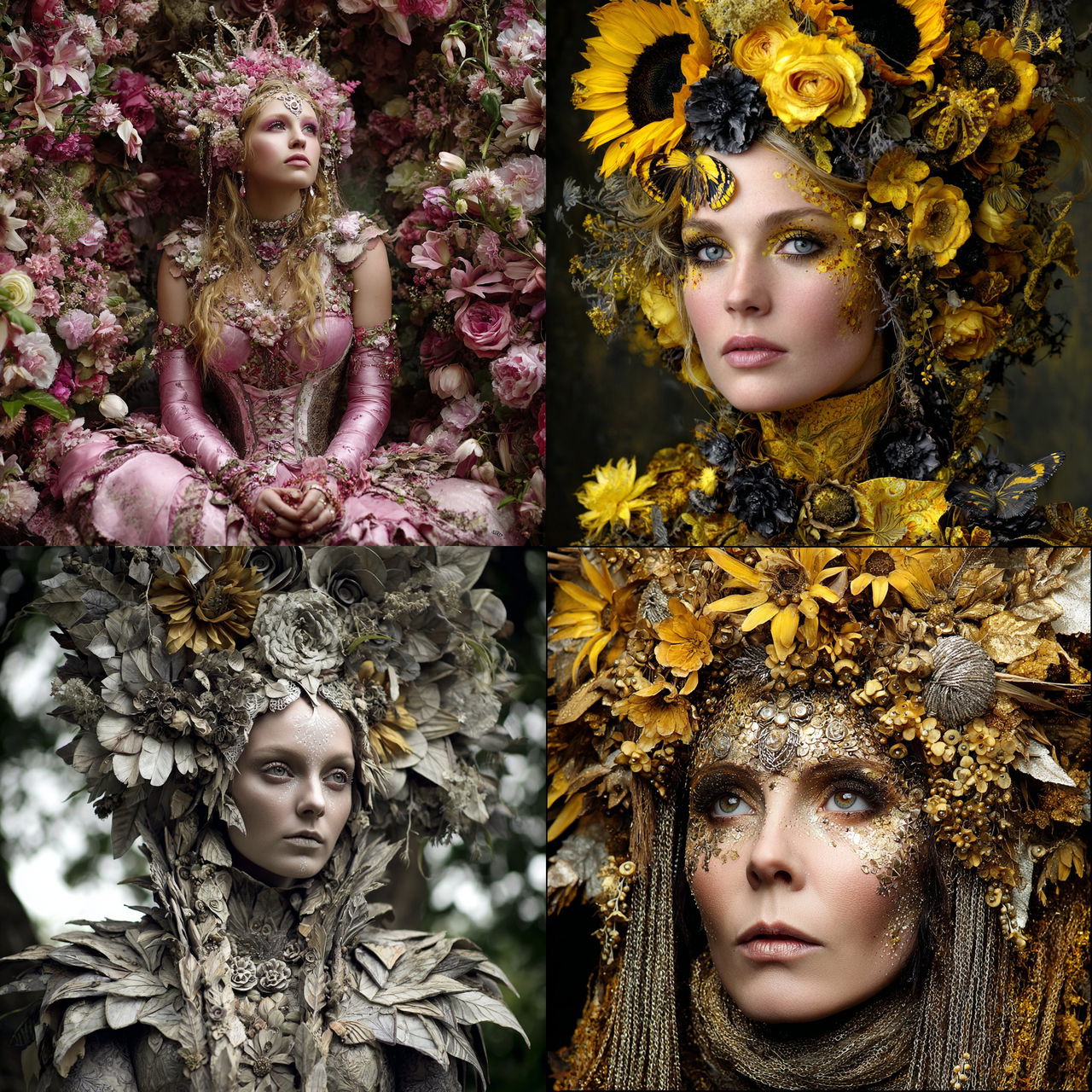 Kirsty Mitchell style, Midjourney V7, render 1 of 4